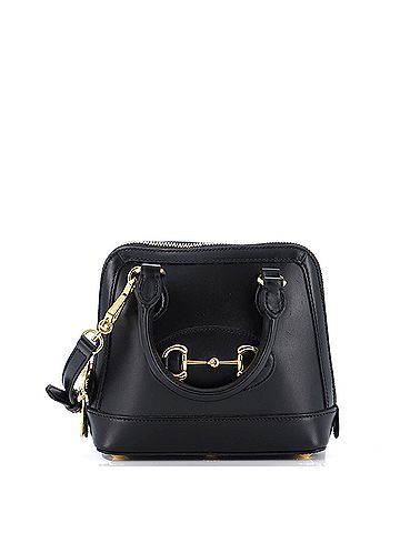 Gucci Gucci Horsebit 1955 Top Handle Bag Leather Mini  (view 1)