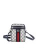Gucci 100% Coatead Canvas Blue Gucci Ophidia Messenger Bag GG Coated Canvas Mini  One size - photo 1