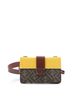 Fendi 100% Coatead Canvas Brown Fendi Baguette Convertible Pouch Canvas with Zucca Coated Canvas  One size - photo 1