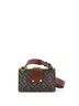 Fendi 100% Coatead Canvas Brown Fendi Baguette Convertible Pouch Canvas with Zucca Coated Canvas  One size - photo 4
