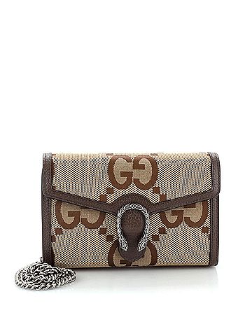 Gucci Gucci Dionysus Chain Wallet Jumbo GG Canvas Small  (view 1)