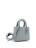 Christian Dior 100% Leather Gray Christian Dior Ultra Matte My ABCDior Lady Dior Bag Cannage Quilt Calfskin  One size - photo 3