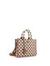 Prada 100% Canvas Brown Prada Symbole Shopper Tote Jacquard Small  One size - photo 3