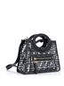 Fendi 100% Nylon Black Fendi Runaway Shopper Tote Zucca PU Small  One size - photo 3