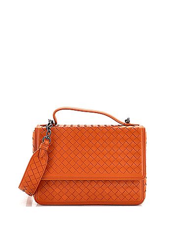 Bottega Veneta Bottega Veneta Alumna Top Handle Bag Intrecciato Nappa Small  (view 1)