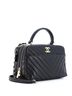 Chanel 100% Leather Black Chanel Trendy CC Bowling Bag Chevron Lambskin Medium  One size - photo 3