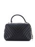 Chanel 100% Leather Black Chanel Trendy CC Bowling Bag Chevron Lambskin Medium  One size - photo 4
