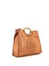 Fendi 100% Leather Brown Fendi Runaway Shopper Tote Perforated Leather Medium  One size - photo 3