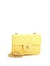 Chanel 100% Leather Yellow Chanel Sweet Classic Flap Bag Quilted Caviar Mini  One size - photo 4