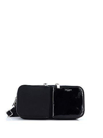 Saint Laurent Saint Laurent Multipocket Crossbody Bag Leather and Patent Medium  (view 1)