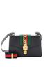 Gucci 100% Leather Black Gucci Sylvie Shoulder Bag Leather Small  One size - photo 1