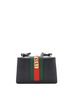 Gucci 100% Leather Black Gucci Sylvie Shoulder Bag Leather Small  One size - photo 4