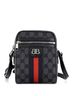 Balenciaga 100% Canvas Black Balenciaga x Gucci The Hacker Project Zip Messenger Bag BB Canvas Mini  One size - photo 1