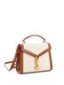 Saint Laurent 100% Canvas Tan Saint Laurent Cassandra Top Handle Bag Canvas with Leather Mini  One size - photo 3