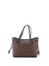 Louis Vuitton 100% Coatead Canvas Brown Louis Vuitton Neverfull Tote Damier PM  One size - photo 4