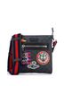 Gucci 100% Coatead Canvas Black Gucci Night Courrier Zip Messenger GG Coated Canvas with Applique Small  One size - photo 1