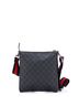 Gucci 100% Coatead Canvas Black Gucci Night Courrier Zip Messenger GG Coated Canvas with Applique Small  One size - photo 4