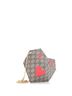 Gucci 100% Coatead Canvas Brown Gucci Valentine's Day Heart Bag Printed GG Coated Canvas Small  One size - photo 3