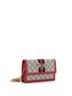 Gucci 100% Coatead Canvas Brown Gucci Queen Margaret Chain Wallet GG Coated Canvas Mini  One size - photo 3
