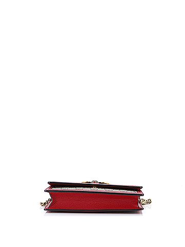 Gucci Gucci Queen Margaret Chain Wallet GG Coated Canvas Mini  (view 2)