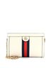 Gucci 100% Leather White Gucci Ophidia Chain Shoulder Bag Leather Small  One size - photo 1