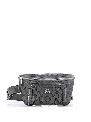 Gucci Gucci Ophidia Front Pocket Zip Belt Bag GG Coated Canvas Medium  (view 1)