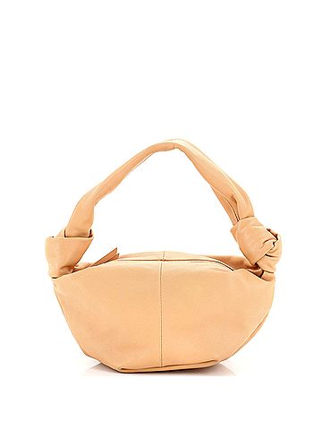 Bottega Veneta Bottega Veneta Double Knot Hobo Leather Mini  (view 1)