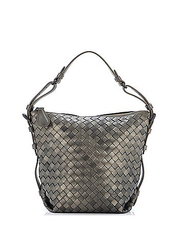 Bottega Veneta Bottega Veneta Zip Bucket Tote Intrecciato Nappa Small  (view 1)