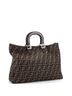 Fendi 100% Canvas Brown Fendi Vintage FF Handle Tote Zucca Canvas Large  One size - photo 3