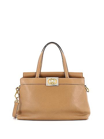 Gucci Gucci Linea Matisse Interlocking G Top Handle Tote Leather Small  (view 1)