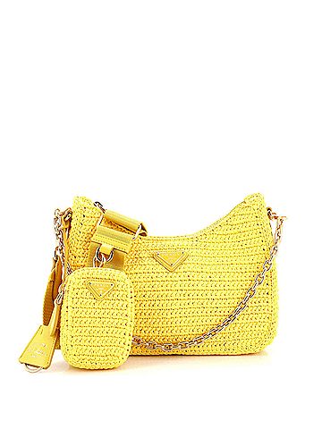 Prada Prada Re-Edition 2005 Shoulder Bag Raffia Small  (view 1)