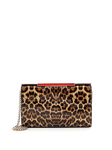 Christian Louboutin Christian Louboutin Vanite Clutch Printed Patent Small  (view 1)