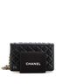 Chanel 100% Leather Black Chanel Book Wallet on Chain Quilted Lambskin  One size - photo 3