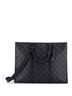 Louis Vuitton 100% Coatead Canvas Black Louis Vuitton Sac Plat Zipper Tote Monogram Eclipse Calfskin Horizontal  One size - photo 1