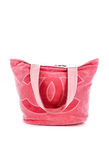 Chanel Chanel CC Beach Tote Terry Cloth Small  (view 2)