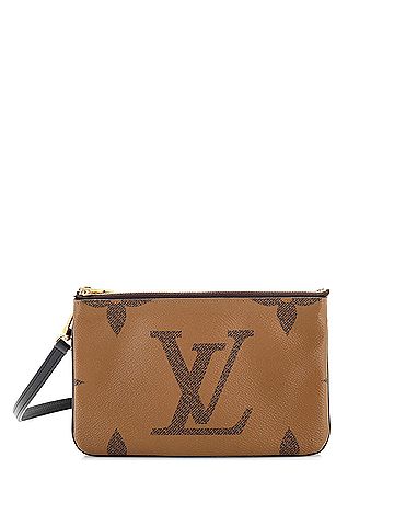 Louis Vuitton Louis Vuitton Double Zip Pochette Reverse Monogram Giant  (view 1)