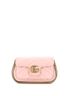 Gucci 100% Leather Pink Gucci GG Marmont Coin Purse on Chain Matelasse Leather  One size - photo 1