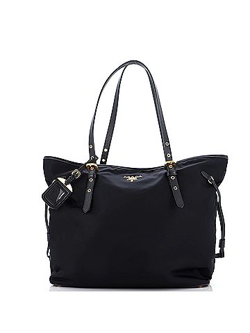 Prada Prada Open Tote Tessuto with Saffiano Leather Medium  (view 1)