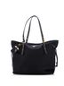 Prada 100% Leather Black Prada Open Tote Tessuto with Saffiano Leather Medium  One size - photo 1