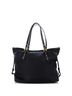 Prada 100% Leather Black Prada Open Tote Tessuto with Saffiano Leather Medium  One size - photo 4