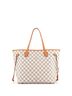 Louis Vuitton 100% Coatead Canvas White Louis Vuitton Neverfull Tote Damier MM  One size - photo 4