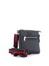 Gucci 100% Coatead Canvas Black Gucci Web Strap Front Zip Messenger Bag GG Coated Canvas Small  One size - photo 3
