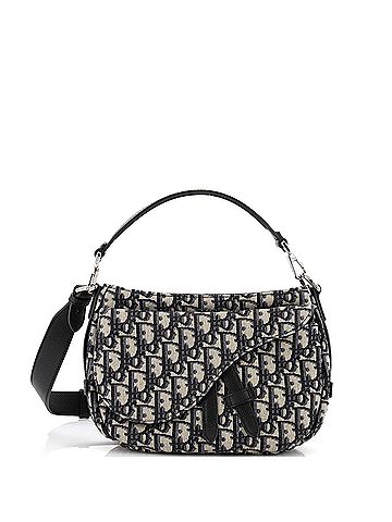 Christian Dior Christian Dior Saddle Soft Bag Oblique Canvas Mini  (view 1)