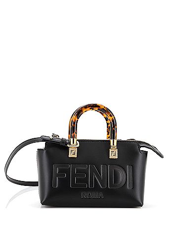 Fendi Fendi Logo By The Way Top Handle Bag Embossed Leather Mini  (view 1)