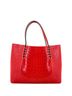 Christian Louboutin 100% Leather Red Christian Louboutin Cabarock Tote Crocodile Embossed Leather Small  One size - photo 1