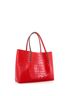 Christian Louboutin 100% Leather Red Christian Louboutin Cabarock Tote Crocodile Embossed Leather Small  One size - photo 3