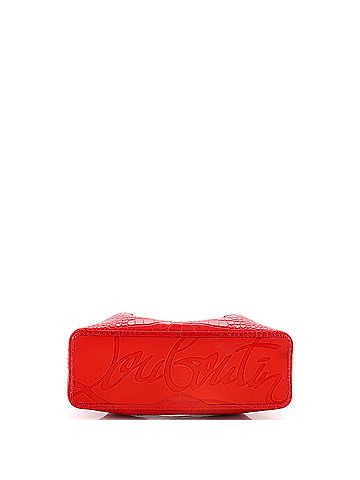 Christian Louboutin Christian Louboutin Cabarock Tote Crocodile Embossed Leather Small  (view 2)