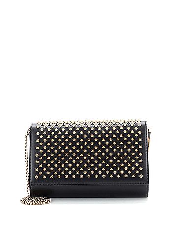 Christian Louboutin Christian Louboutin Paloma Clutch Spiked Leather  (view 1)