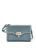 Valentino Garavani 100% Leather Blue Valentino Garavani Rockstud Flip Lock Flap Bag Leather Medium  One size - photo 1