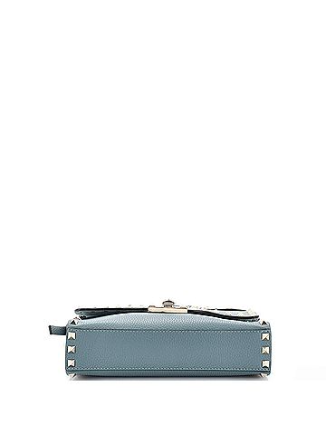 Valentino Garavani Valentino Garavani Rockstud Flip Lock Flap Bag Leather Medium  (view 2)